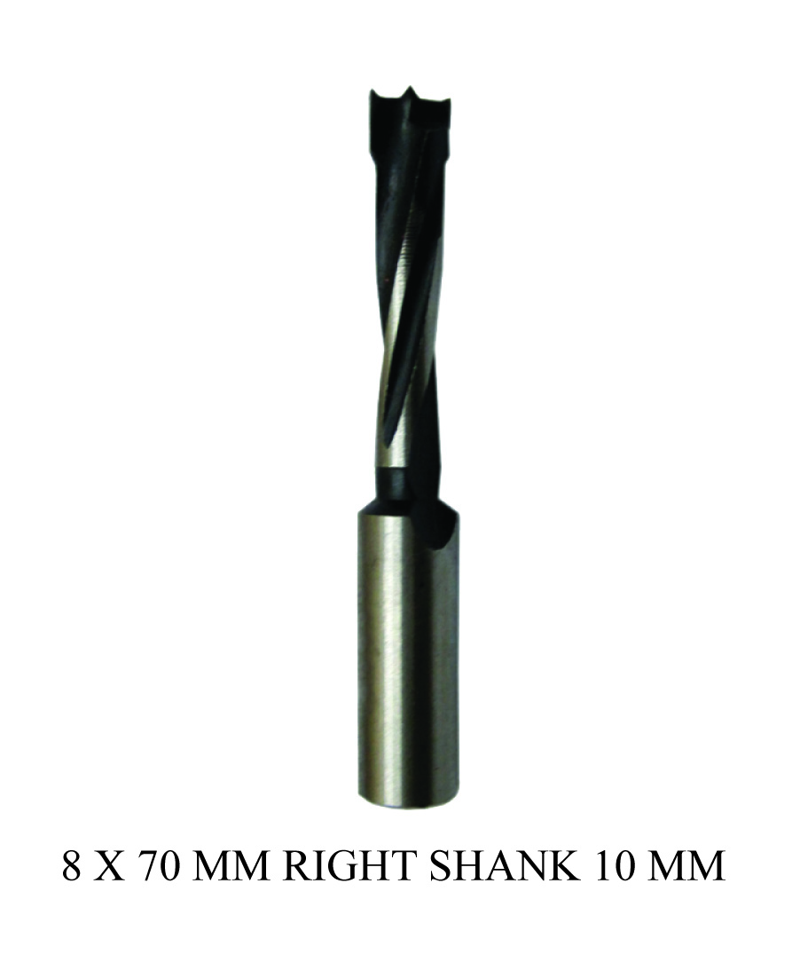 ALPHA CUT DOWEL DRILL BIT BP 8 X 70MM RIGHT