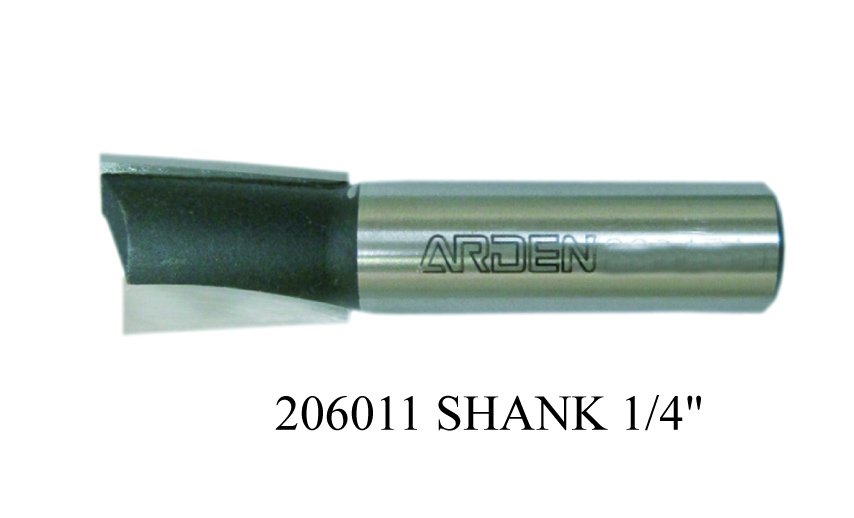 AR DOVE TAIL BIT 3/8 In 206011 SHANK 1/4 In