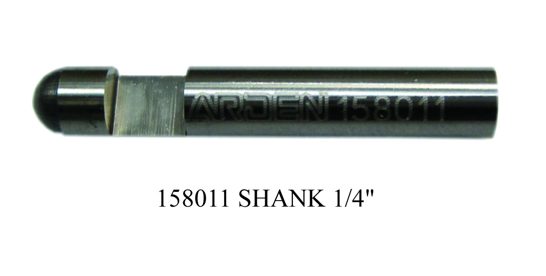 AR SOLID CARBIDE FLUSH TRIM 158011 SHANK 1/4 In