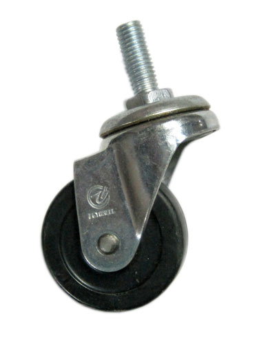 CASTER WHEEL BLACK 50MM WOB BOLT TYPE CG03