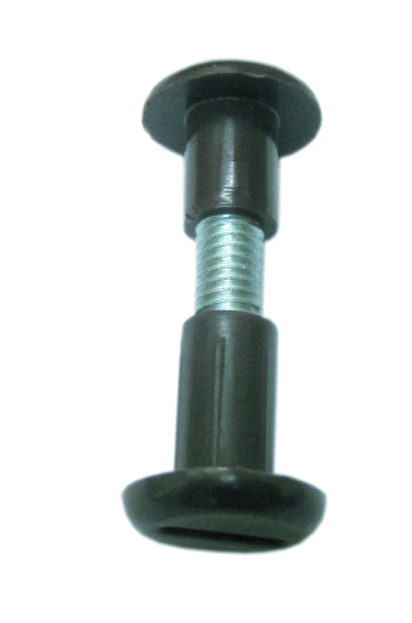 PVC CONNECTING SCREW 28MM BROWN