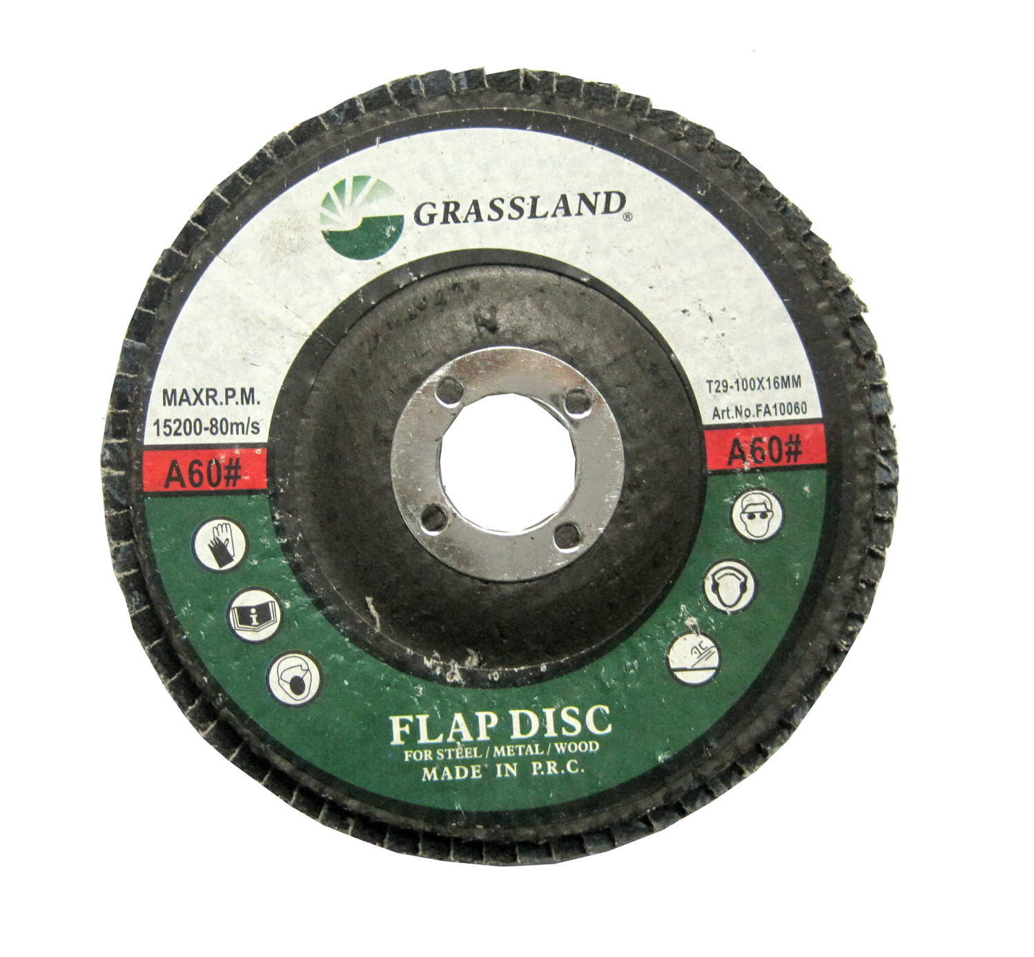 FLAP DISC 100X16MM 60 CZ21