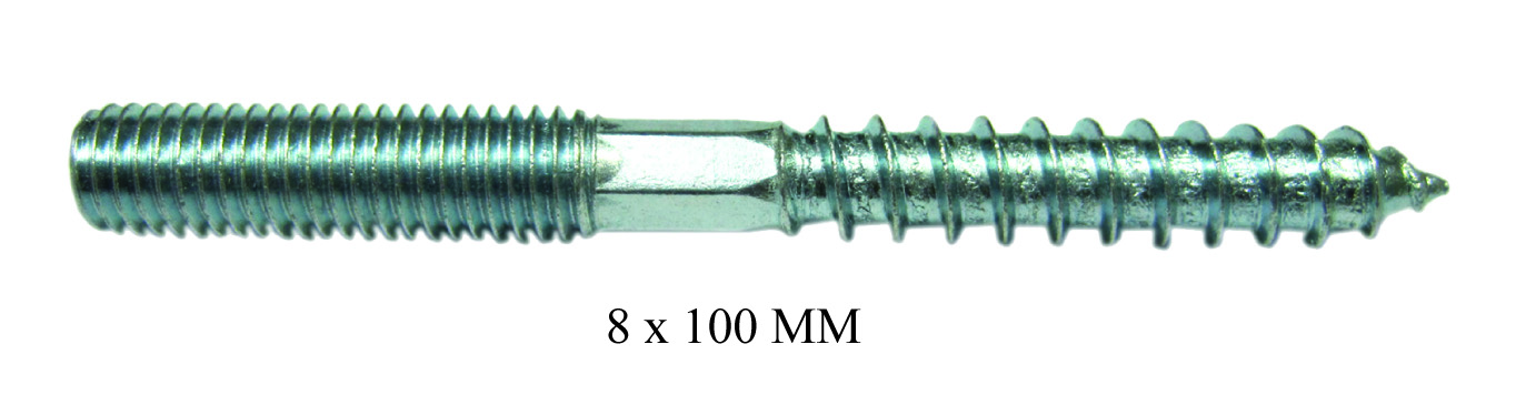 GI HANGER BOLT M8 X 100MM IA01