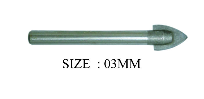 GLASS DRILL BIT 3MM