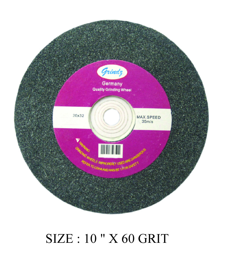 GRINDZ GRINDING WHEEL GREY 10 Inch A 60