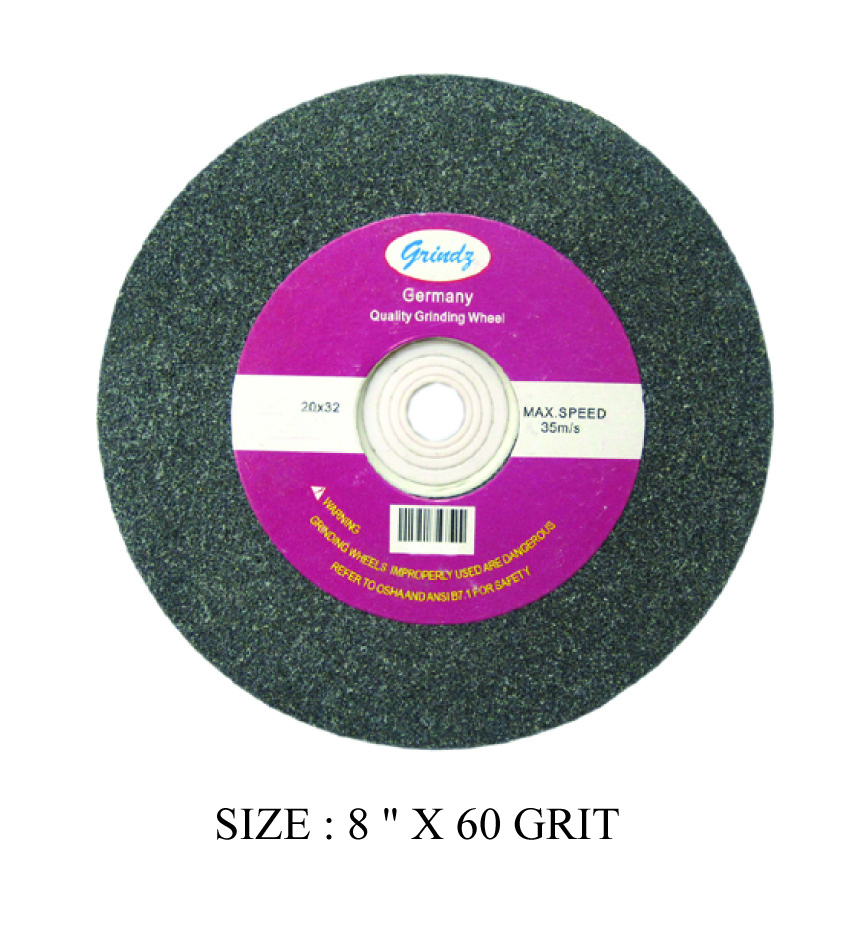 GRINDZ GRINDING WHEEL GREY 8 Inch A 80