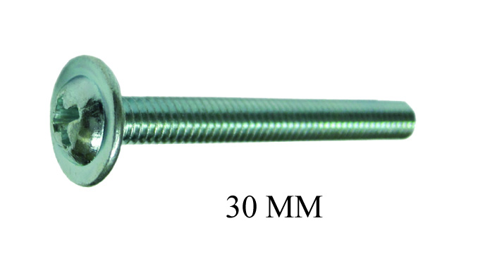 KNOB SCREW ZINC 30MM