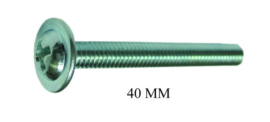 KNOB SCREW ZINC 40MM