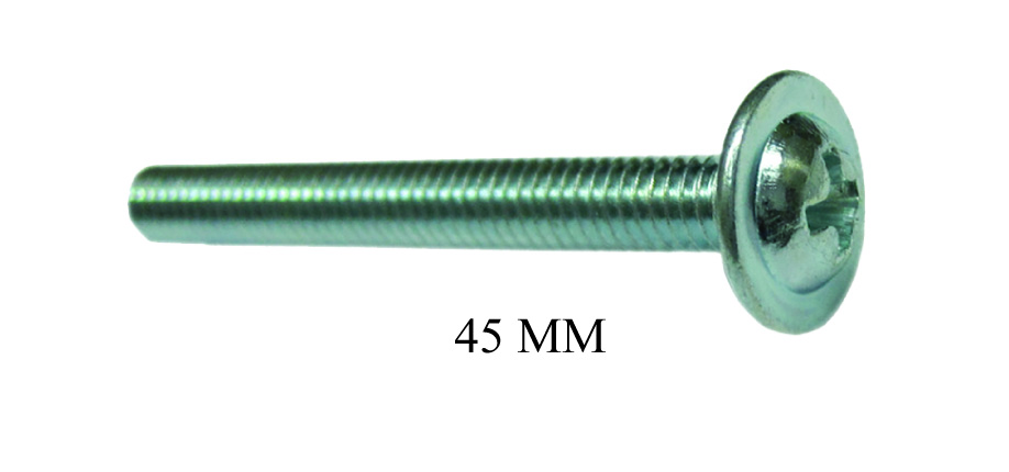 KNOB SCREW ZINC 45MM