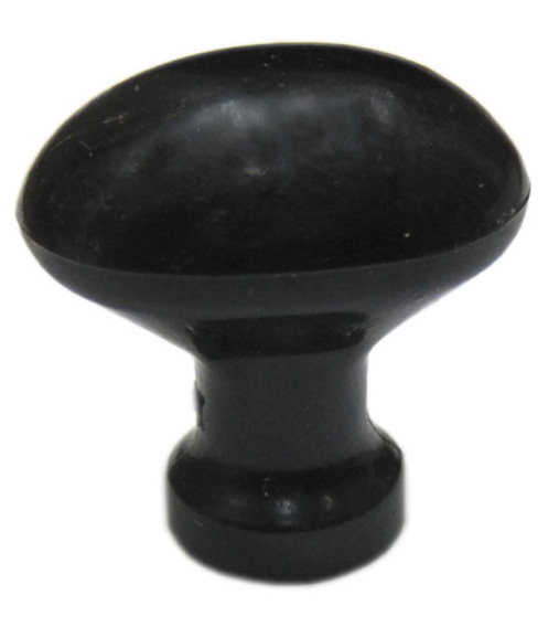 PVC OVAL KNOB 504 BLACK