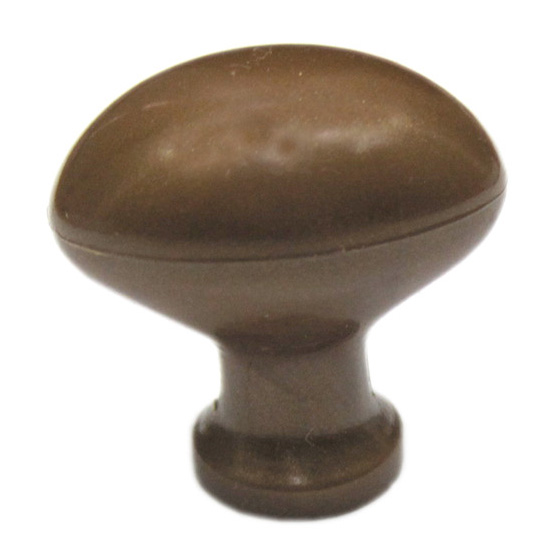 PVC OVAL KNOB 504 BROWN