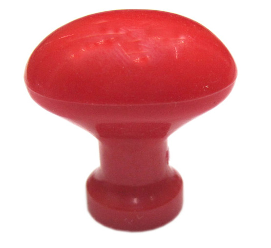 PVC OVAL KNOB 504 RED