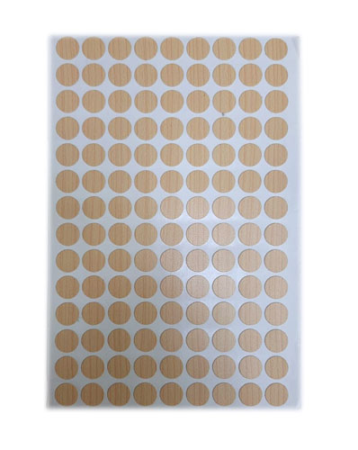 SCREWCAP SELF ADHESIVE [126PCS] 2738 MAPLE