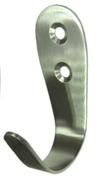 SS COAT HOOK SINGLE HEAVY