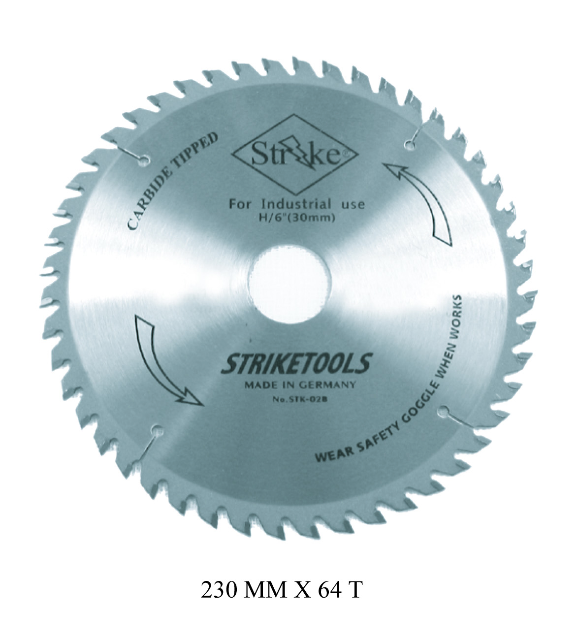 STRIKE CIRCULAR SAW 230MM X 64T HD