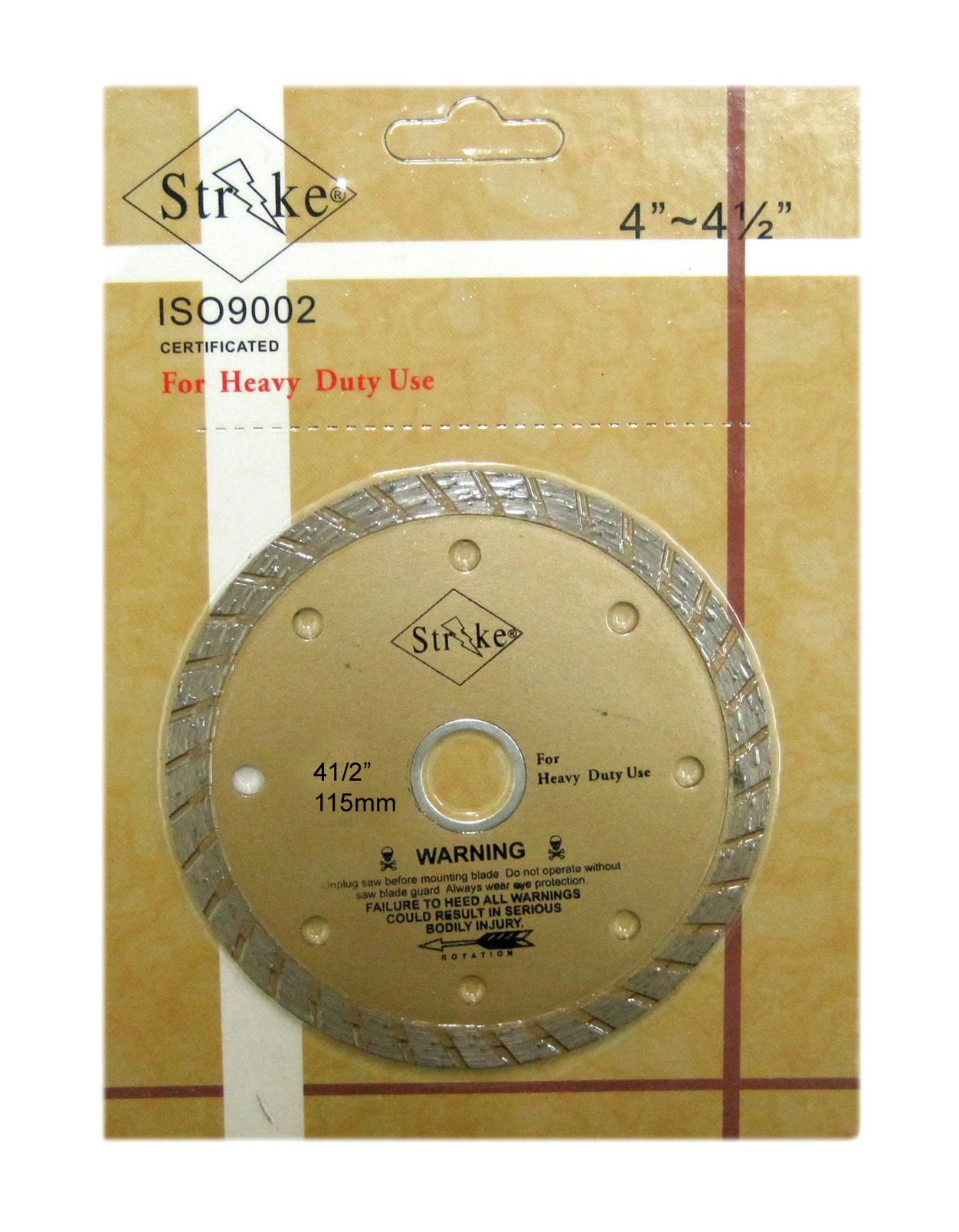 STRIKE GRANITE TURBO BLADE 4-1/2 Inch IX01