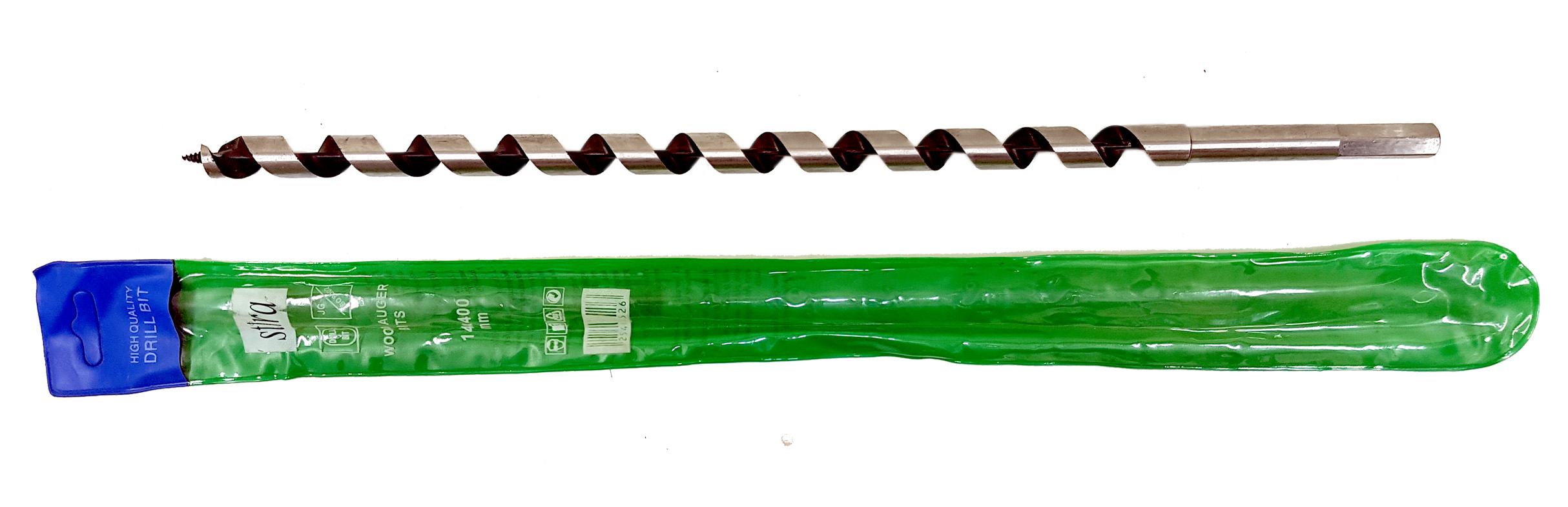 WOOD AUGER DRILL BIT L400MM - 14MM