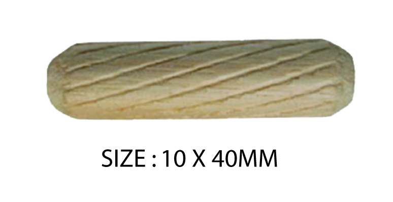 WOODEN DOWEL SPR 10 X 40MM IJ01