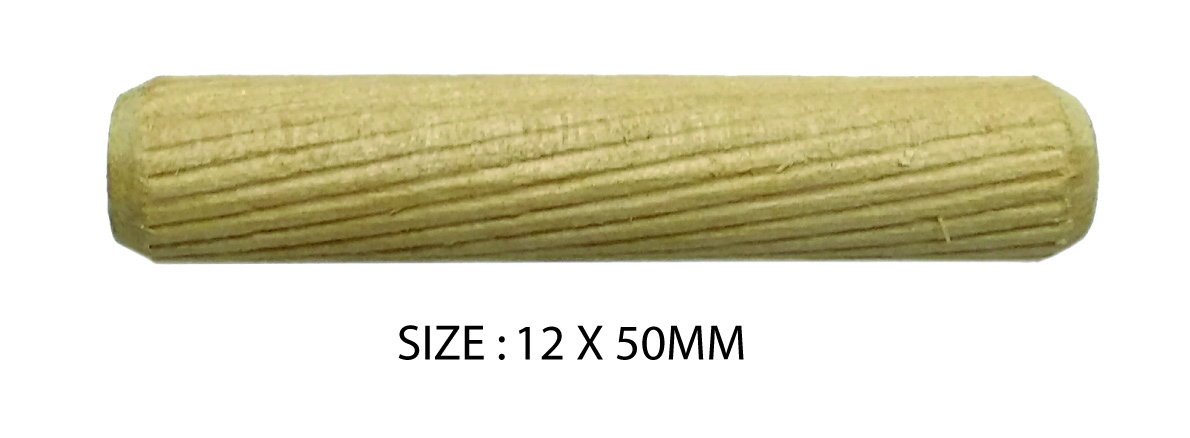 WOODEN DOWEL SPR 12 X 50MM IJ01