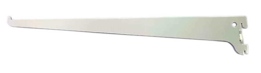 SHELF BRACKET SINGLE WHITE ES 40CM CA76