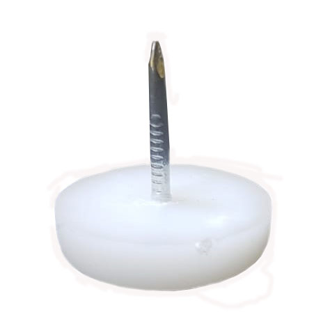 PVC CHAIR NAIL 27MM WHITE