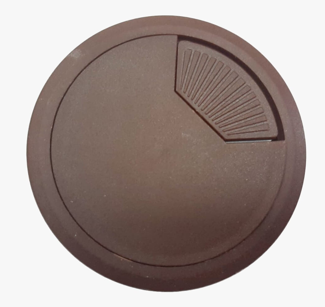 PVC WIRE CAP 50MM BROWN 8016 IP01