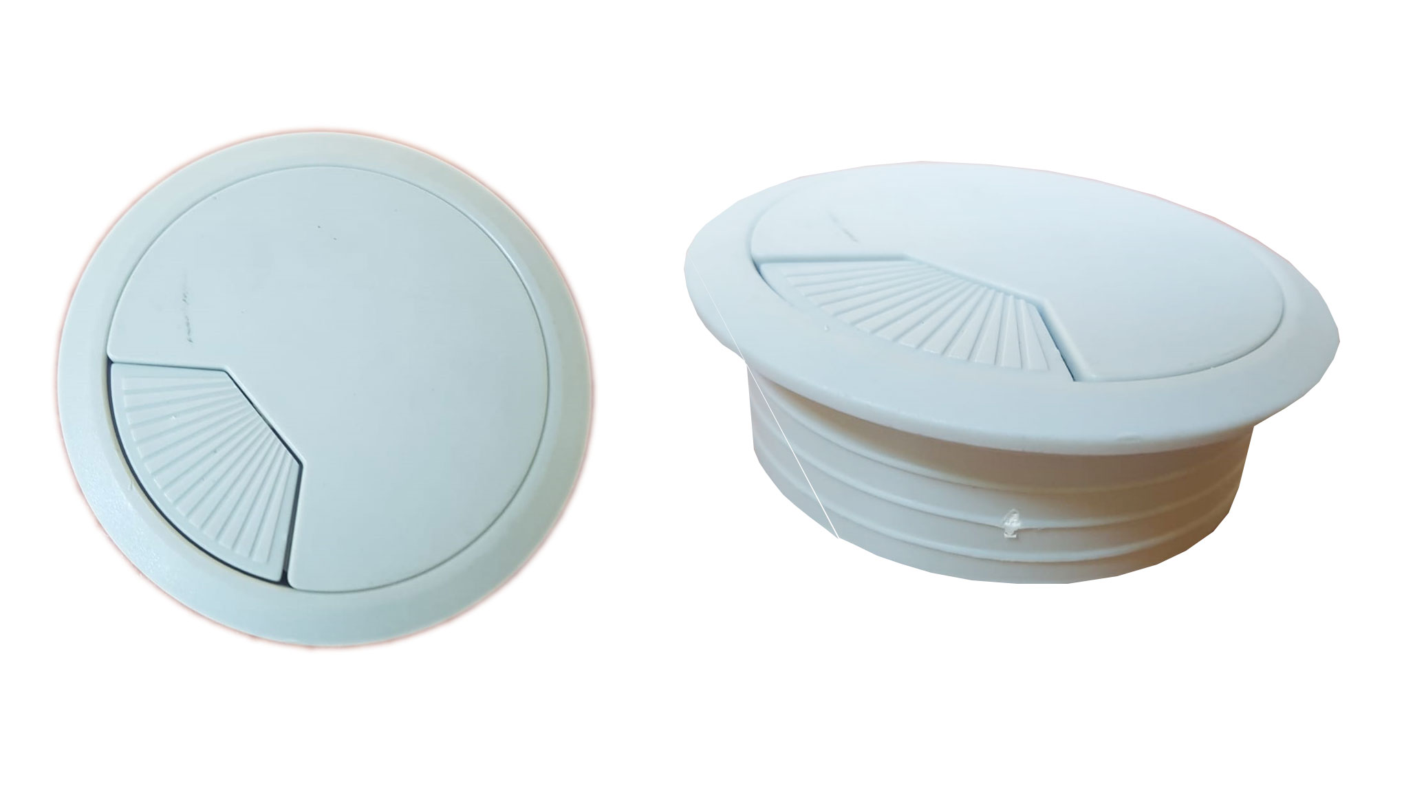 PVC WIRE CAP 60MM L GREY 7035 IP01