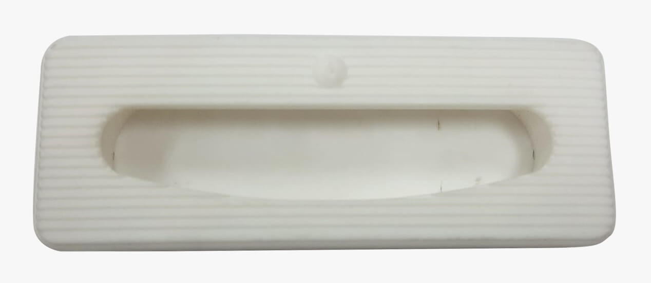 PVC FLUSH HANDLE 98MM WHITE 9003 IP01