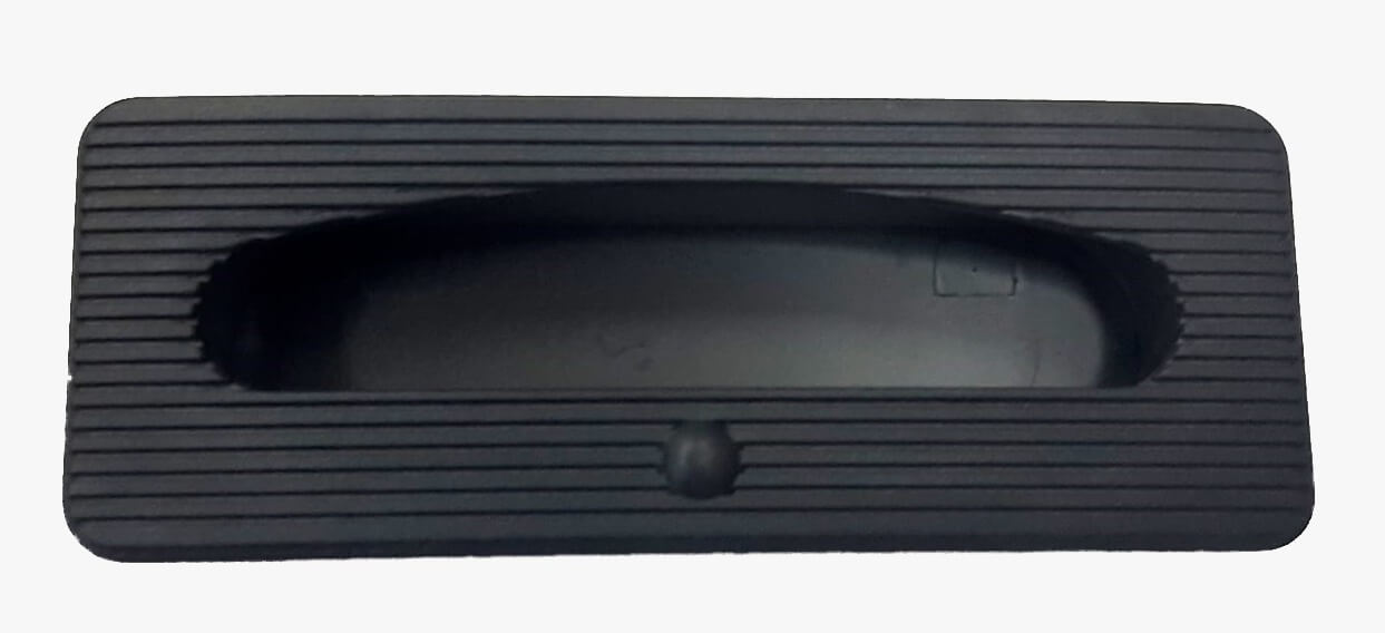 PVC FLUSH HANDLE 98MM BLACK 9004 IP01