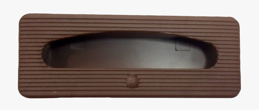 PVC FLUSH HANDLE 98MM BROWN 8016 IP01