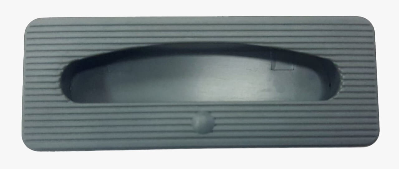 PVC FLUSH HANDLE 98MM GREY 7011 IP01