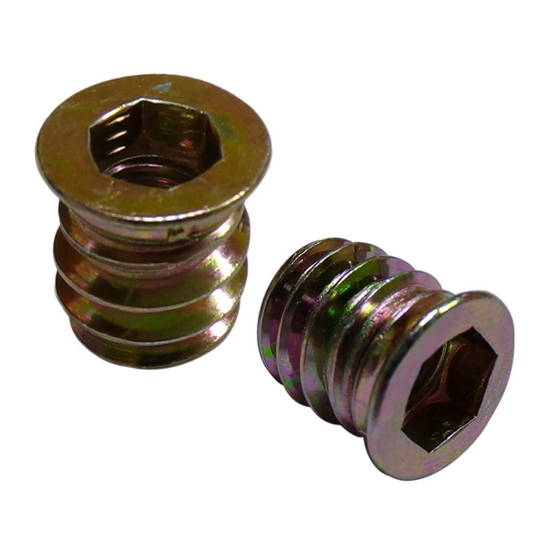 INSERT NUT 8 X 24MM YELLOW IH01