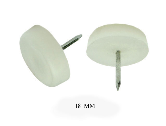 PVC CHAIR NAIL 18MM WHITE