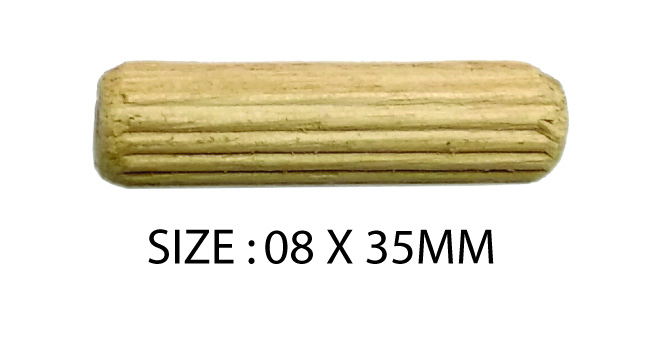 WOODEN DOWEL SPR 08 X 35MM IJ01