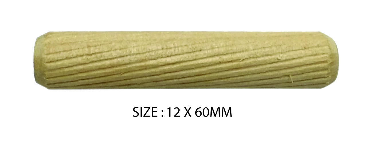 WOODEN DOWEL SPR 12 X 60MM IJ01