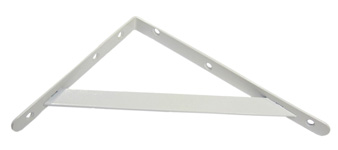 HEAVY SHELF BRACKET WHITE 11 In X16 In IP02