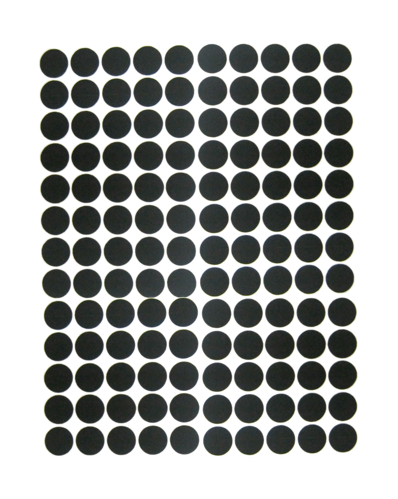 SCREW CAP STICKER BLACK [126PCS/CARD] IQ01