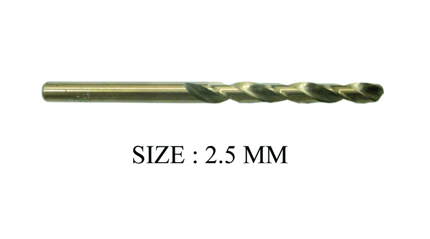 STIRA HSS DRILL BIT AMBER 2.5MM IH04