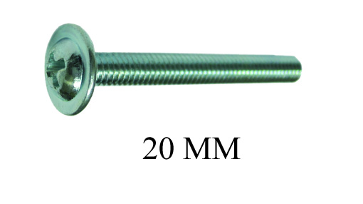 KNOB SCREW ZINC 20MM