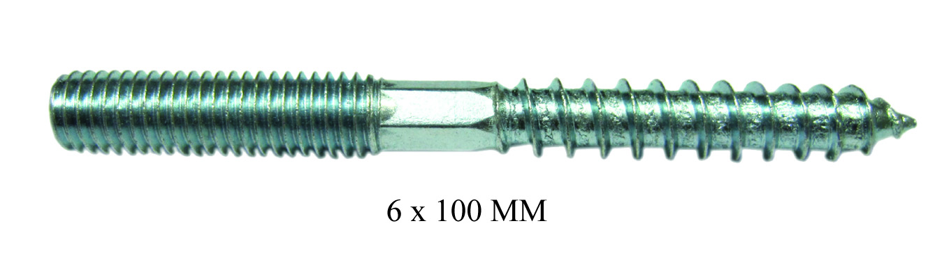 GI HANGER BOLT M6 X 100MM IA01