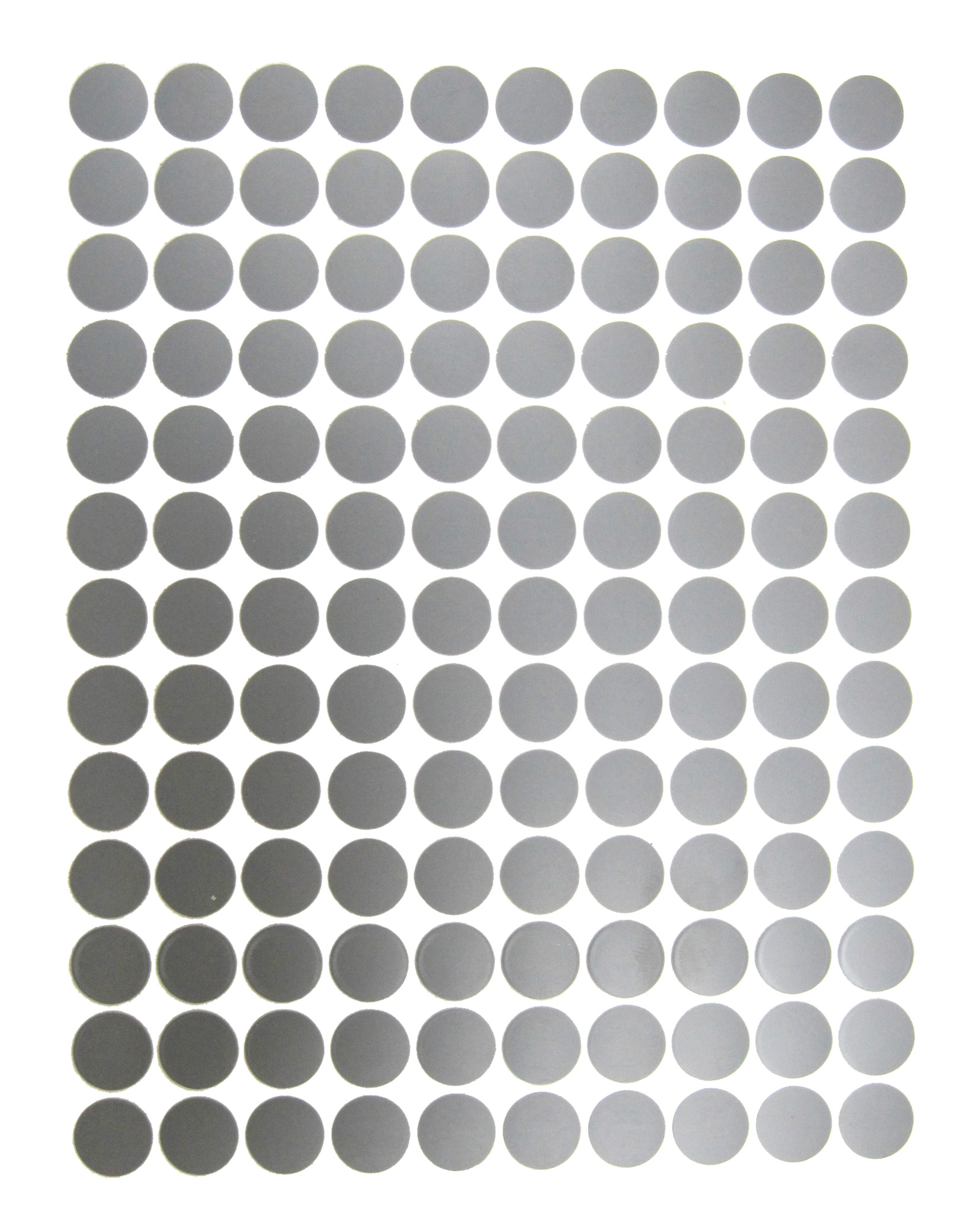 SCREW CAP STICKER GREY [126PCS/CARD] IQ01