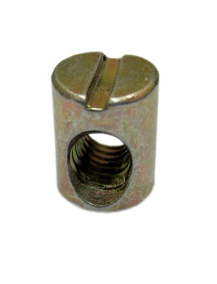 GI BARREL NUT 6 X 10 X 15MM YELLOW