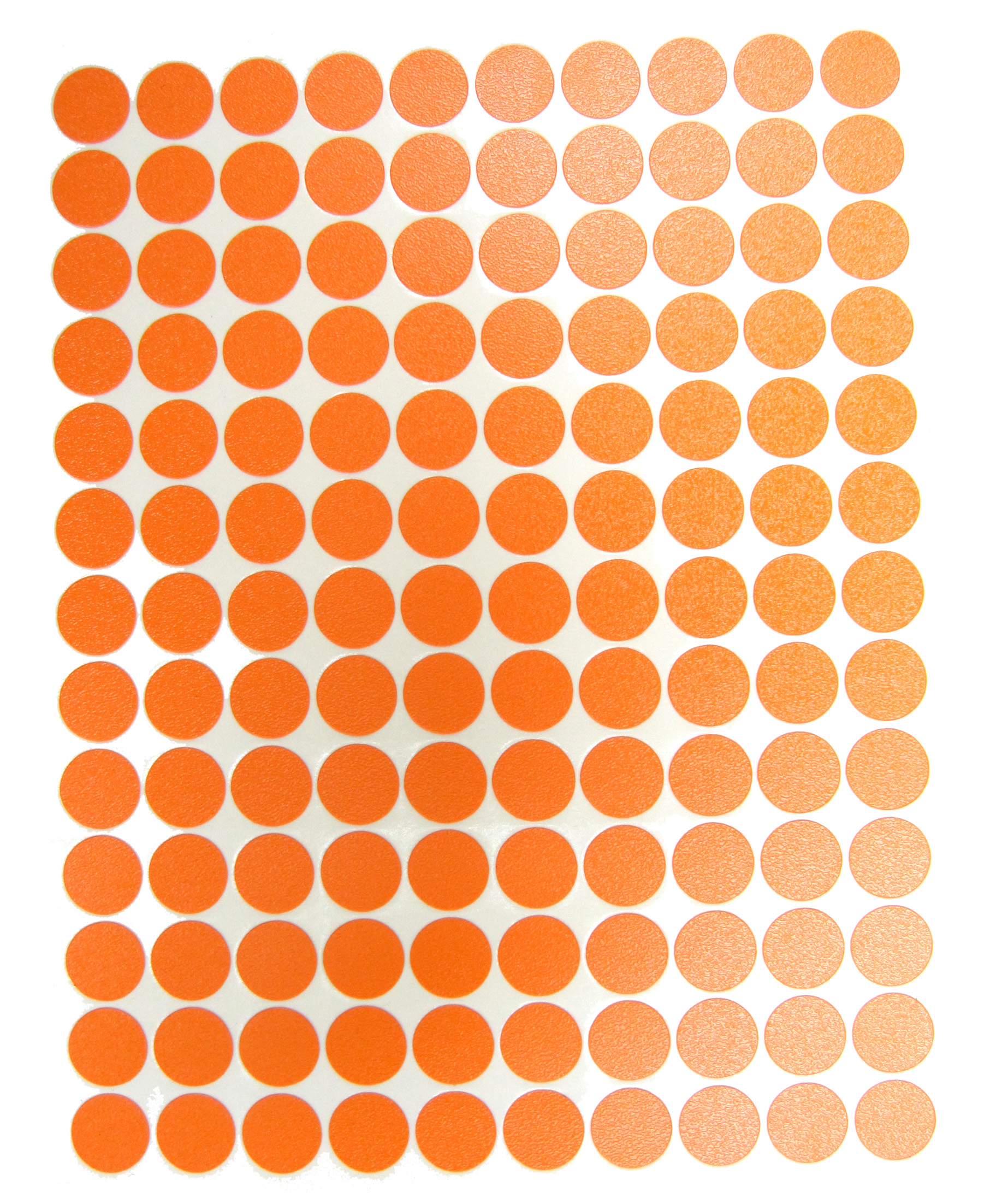 SCREW CAP STICKER ORANGE [130PCS/CARD] IQ01