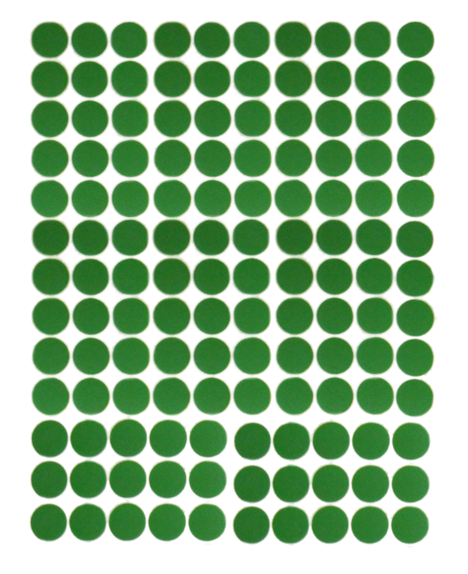 SCREW CAP STICKER GREEN [130PCS/CARD] IQ01