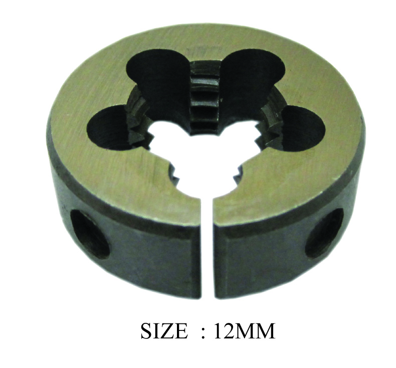 ROUND DIES CARBON STEEL 1-1/2 Inch O.D. 12MM