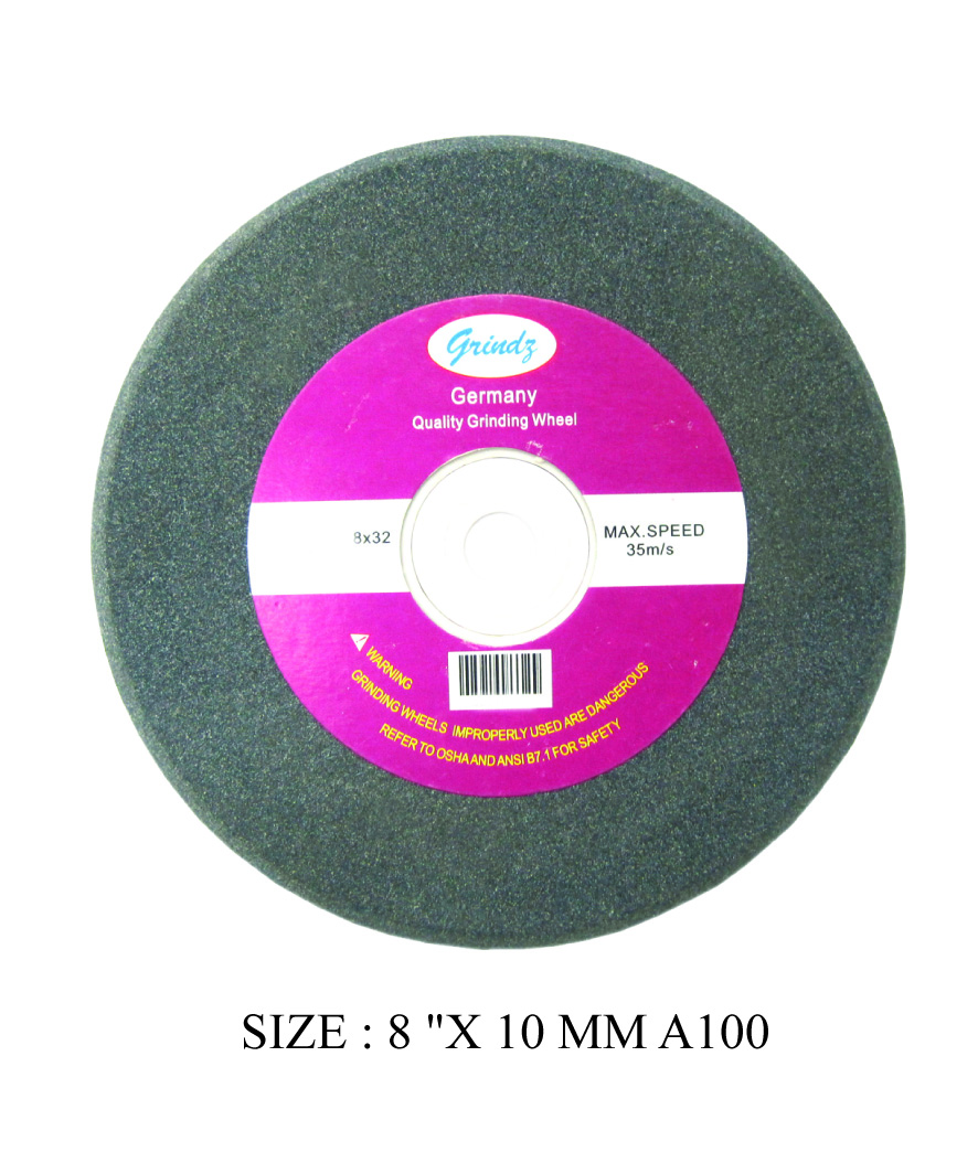 GRINDZ GRINDING WHEEL TAPER 8 Inch X10MM GREY A 100