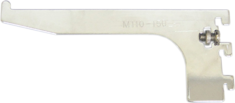 SHELF BRACKET SINGLE CHROME 150MM