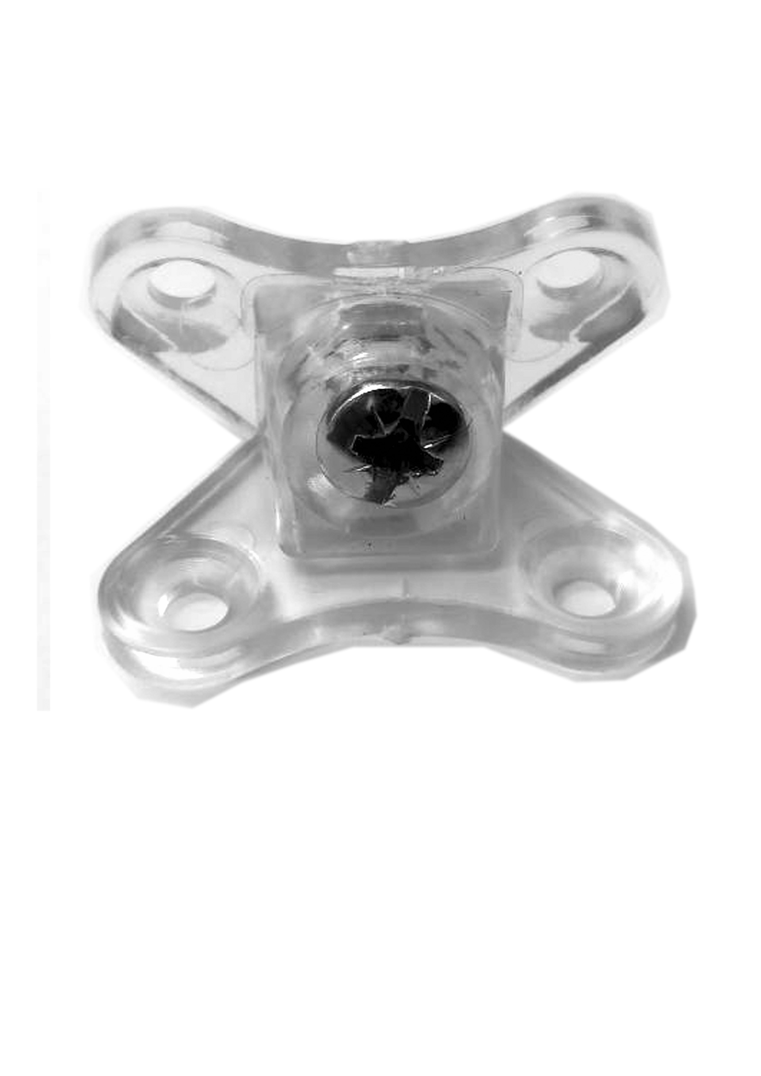 CONNECTING FITTING MINI PLASTIC CLEAR
