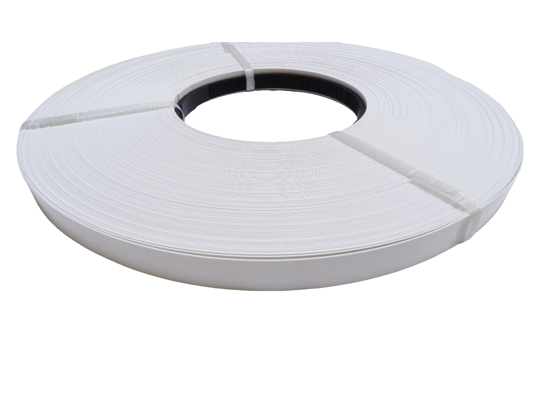 PVC LIPPING 1MM X 22MM 2901Z  WHITE GLOSSY IZ01