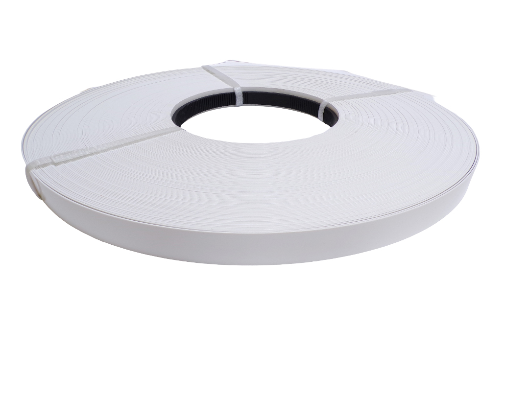 PVC LIPPING 1MM X 22MM 2901Z  WHITE GLOSSY IZ01